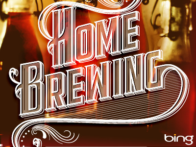 Dribble Homebrewing typography
