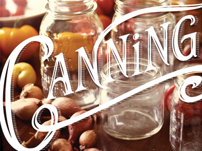 Canning typography