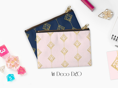 Weekly Warm-up: Art Deco D20 Pouch