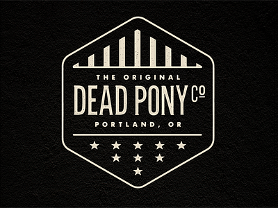 Dead Pony Club 2nd Version design texture typography vintage