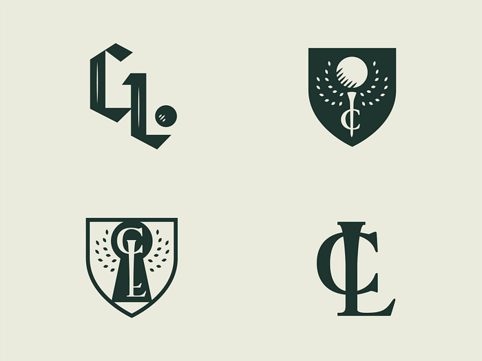 Golf Club Logo Concepts by Christina Gilcrist on Dribbble