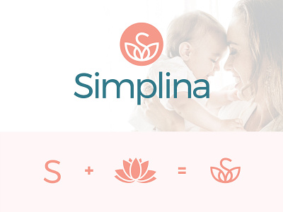 Simplina Logo Design fertility health healthcare identity design integrative logo logo design telehealth wellness