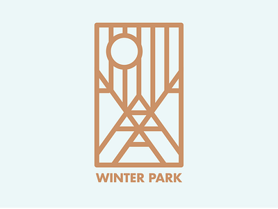 Winter Park Colorado badge badge design colorado logo logo design vector winter park