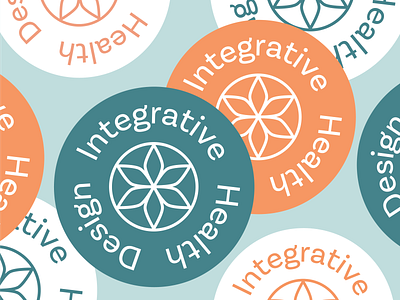 Integrative Health Logo Design branding health identity design integrative logo design medicine visual identity design wellness logo