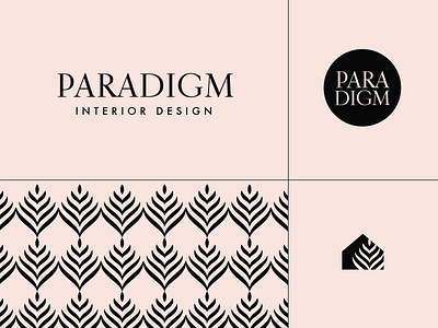 Paradigm Interior Design Elements boulder colorado branding design interior designer logo minimal paradigm visual identity