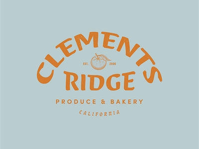 Clements Farm Market Logo 100 day project branding california daily farm market identity design logo typography