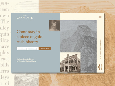 Hotel Charlotte Gold Rush Website