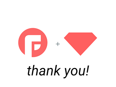 Thank you Focus Lab brand identity logo