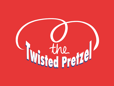 Creative Brand Logo - The Twisted Pretzel brand design brand identity branding creative design digital graphic graphic design illustration logo logo design pretzel procreate raster unique