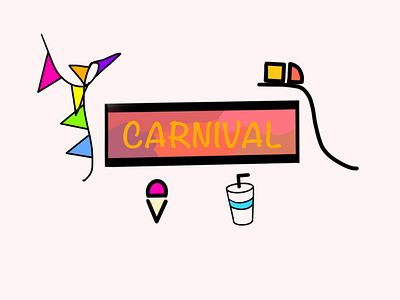 Carnival - Outdoor Activity Icon Set