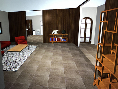 Interior Design - Model Living Room