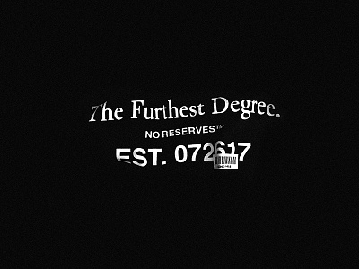 "THE FURTHEST DEGREE" black modern shirt shirt design white