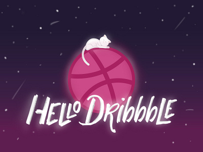 hi dribbble! design digital illustration digitalart illustration lettering