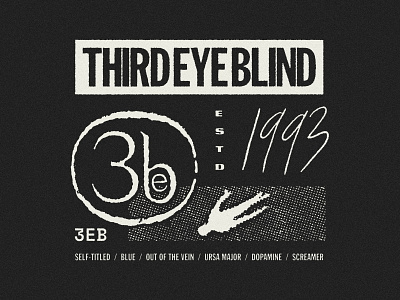 Third Eye Blind - Falling Man 1993 3eb 90s alternative rock collage merch retro rock shirt texture third eye blind vintage y2k