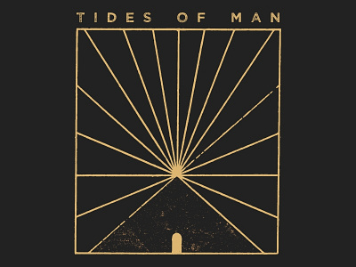 Tides Of Man - Temple dark line minimal modern post rock simple sun temple tides of man vintage