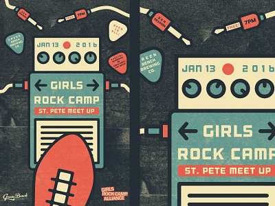 St. Pete Girls Rock Camp - Poster charity equality feminism girls girls rock camp music poster st petersburg women