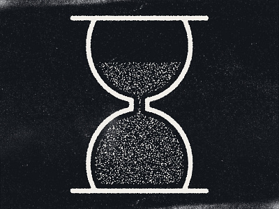 Hourglass with stippling