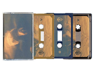 Trench - Sun Soaked Cassette Layout abstract album cassette layout minimal photo shoegaze tape trench