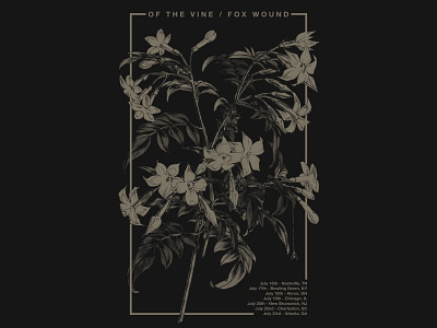 Of The Vine / Fox Would - Tour Poster