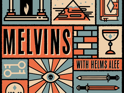 Melvins / Helms Alee - Poster Submission