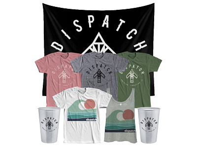 Dispatch - New Album Pre-order Merch apparel band banner beach beer dispatch flag merch pint glass shirt