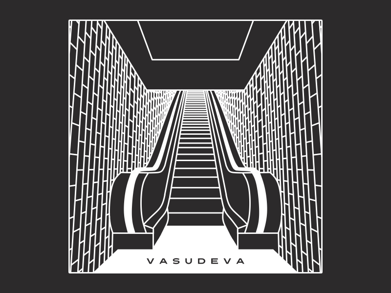Vasudeva - Tour Shirt modern symmetrical minimal instrumental math rock apparel shirt vasudeva