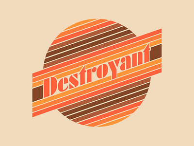 Destroyant - Apparel Design 70s apparel destroyant retro shirt stripes throwback vintage