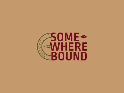 Somewhere Bound branding clean design design explore logo minimal nature outdoor typography