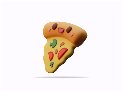 3D Illustration Food Emoticon