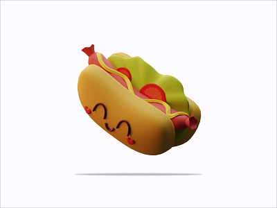 3D Illustration Food Emoticon 3d 3d icon animation brand branding design emoticon fast food food graphic design icon set illustration instagram template logo motion graphics product design render ui