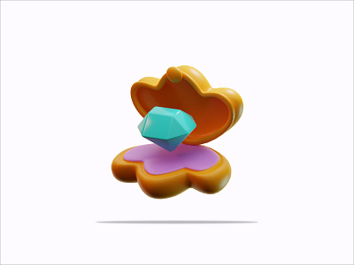 3D Illustration Gemstone