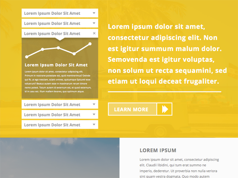 WIP Accordion UI 2 by Garrett Campagna on Dribbble