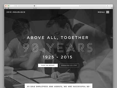 90 Years Celebration Website