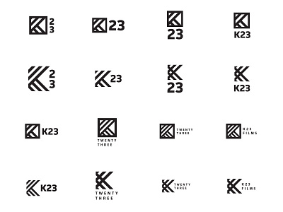 Layouts 2 3 brand branding icon k k23 logo symbol