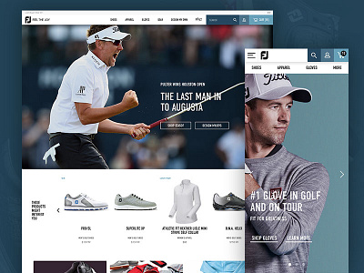 Footjoy Homepage Redesign