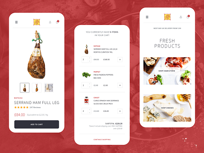 Tapas In Your Pocket delivery ecommerce ecommerce app ecommerce design food ia interactiondesign mobile mobile ui ui ux website