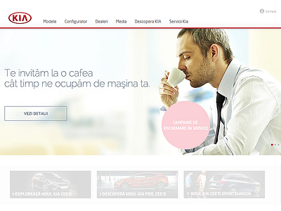 Kia Recall Campaign campaign clean flat minimal simple ui ux web webdesign