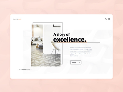 Concept Evolution Website ecommerce landingpage minimal typography user experience user interface design web design webpage website