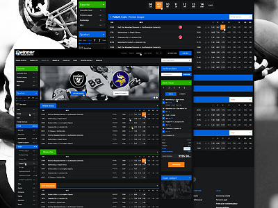 Winner Sports Betting flat minimal sports ui user experience user interface ux web web design