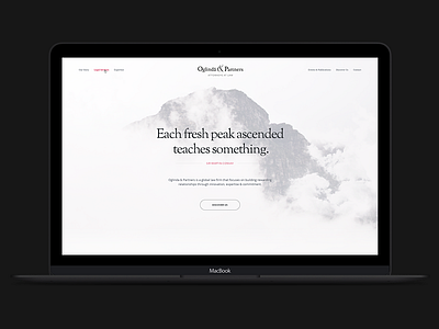 Oglinda & Partners clean landing minimal ui user experience user interface ux web web design