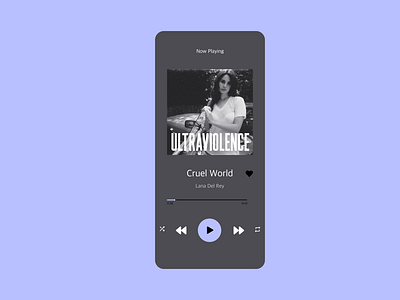 Daily UI 009 - Music Player