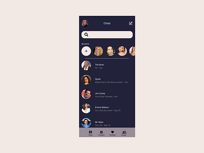 Daily UI 013 - Direct Messaging