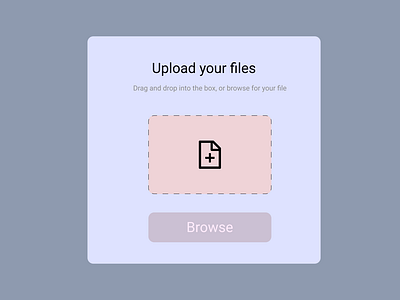 Daily UI 031 - File Upload