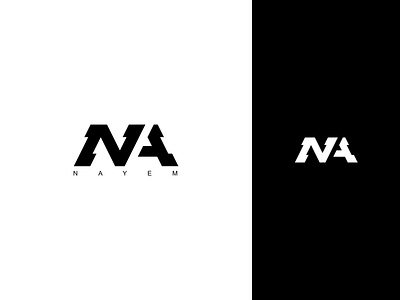 NA LOGO logo logo design logodesigner minimal na logo typography