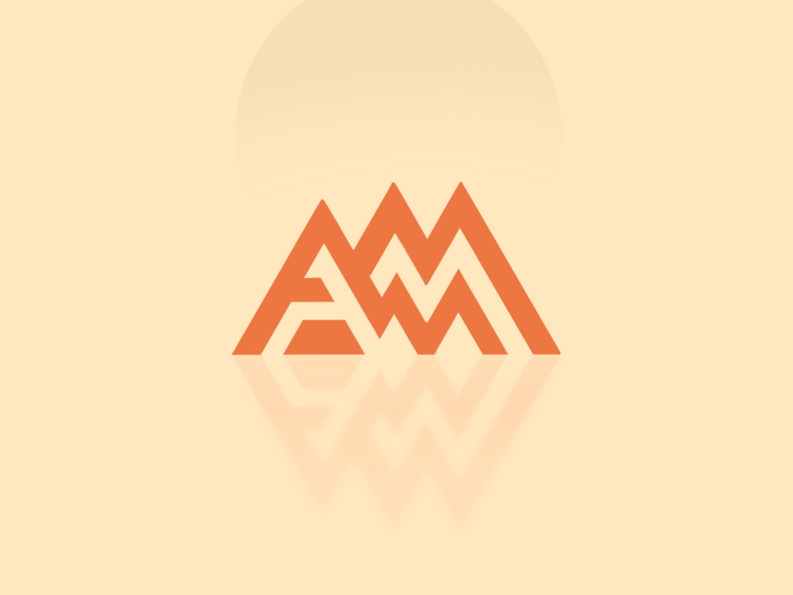 AM Logo Design In Procreate am design joby logo monogram procreate type