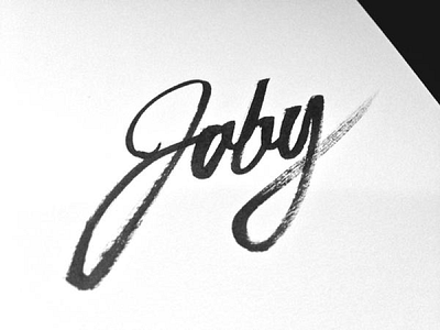 Brush Lettering (Joby) brush lettering