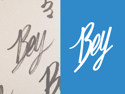 Bey Lettering bey curves design graphics hand lettering lettering typography