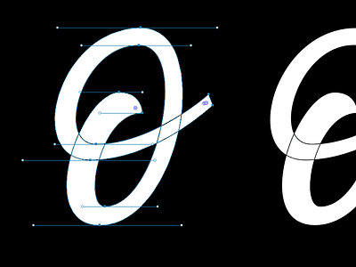 Bézier O Curves adobe illustrator bezier bw bézier curves handles lettering type