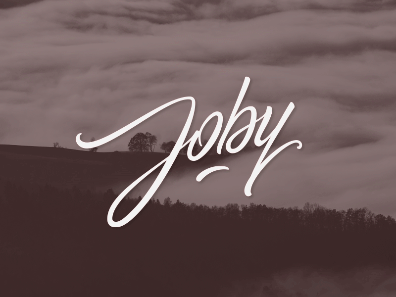Joby Lettering Animation after effects animation design gif graphics joby motion design