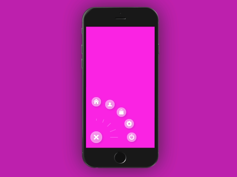 iPhone Menu after effects animation button design gif graphics interface joby menu motion design ui ux
